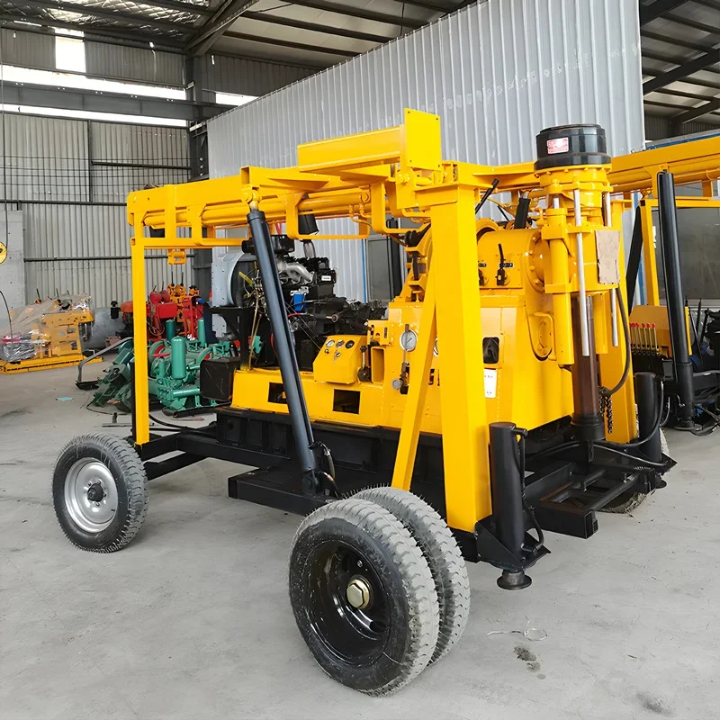 Mining Hydraulic Core Drilling Rig Machine Widely Using Track Mounted Rock Sampling Drill Rig Brunnen Bohrer Coring Drilling Rig