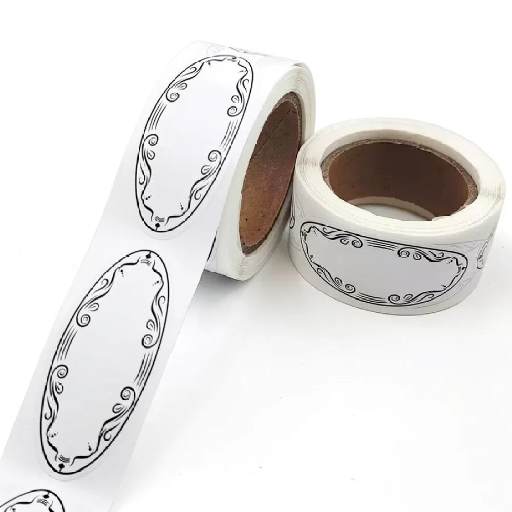 Yazılabilir Oval Etiket Çıkart - Food Storage Jar Labels incelemesi ve fiyatı
