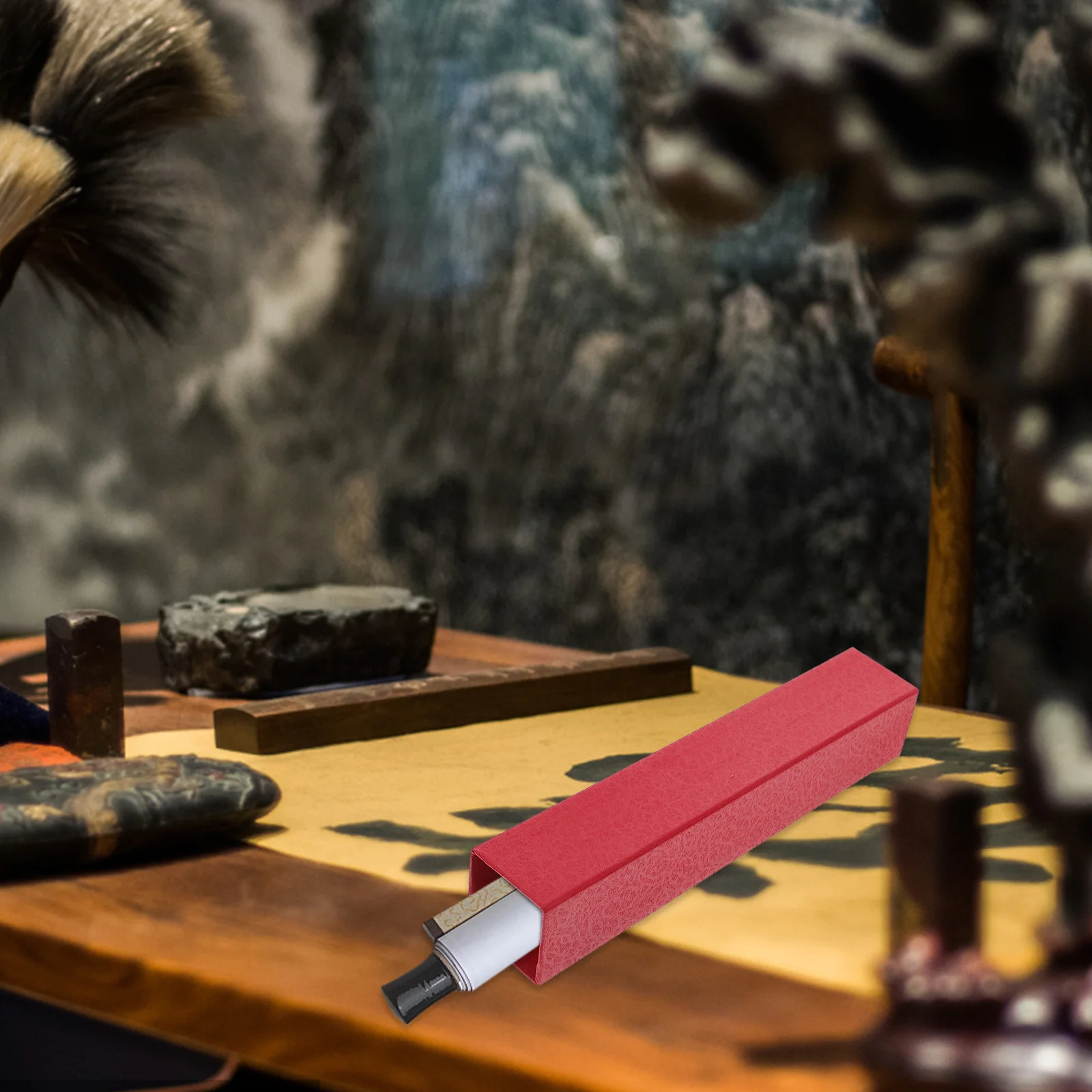 2 قطعة صندوق تخزين الصور قسط ورقة التمرير اللوحة حامل للأعمال الفنية وثائق المخططات الخط العمل صورة التمرير #3