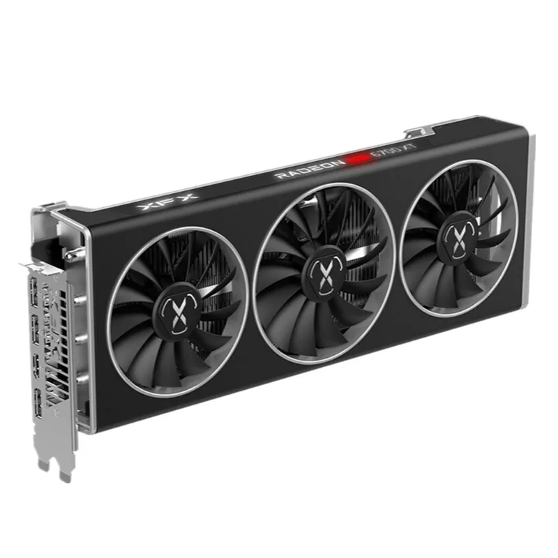 XFX 오리지널 AMD Radeon RX6700XT 12G 7nm 192bit 더블 팬 그래픽 AMD 비디오 데스크탑 PC 게임 맵 중고 썸네일 3
