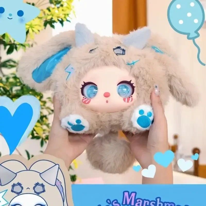 Echte Liila Zuckerwatte Tasche Serie Blind Box Vinyl Puppe Umhängetasche Trendy Spielzeug Outdoor Dekoration Tasche Mystery Box Geschenk