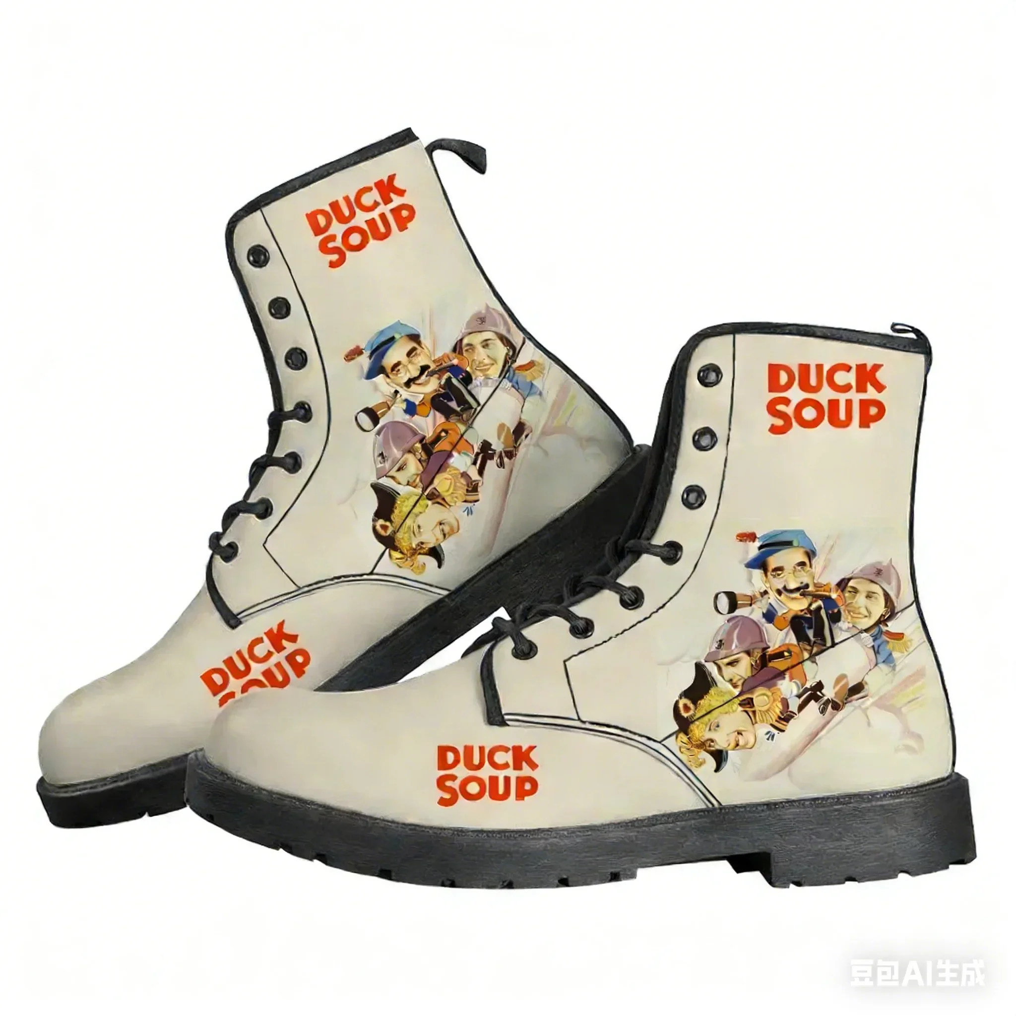 

Duck Soup Boot Mens Womens Teenager Casual Boot Outdoor High Quality Personalized Casual Lightweight Pattern Custom Made Shoes