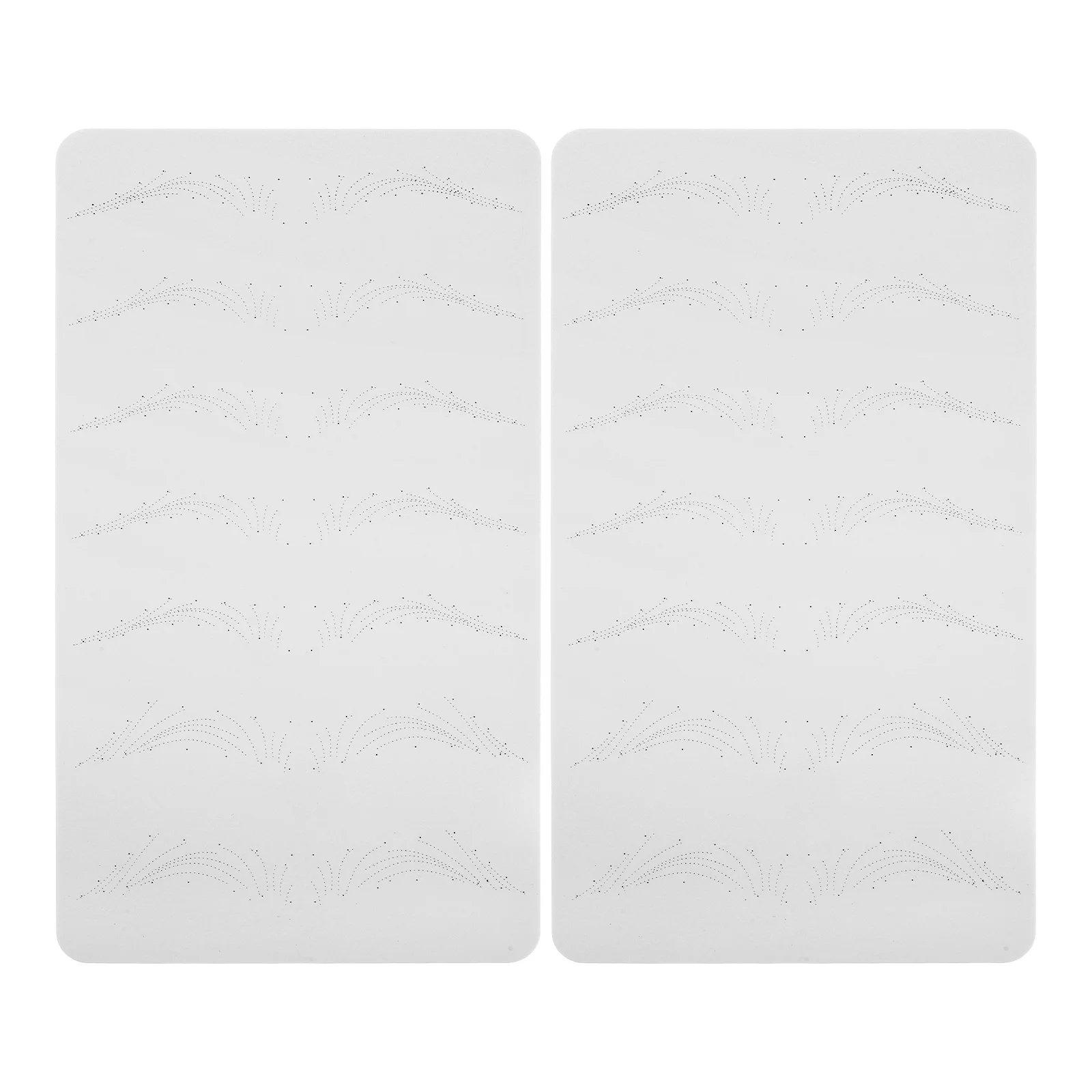

2Pcs Eyebrow Practice Skin Silicone Sheets Fake Skin for Tattoo Makeup Training Realistic Texture Kit Makeup Practice Face