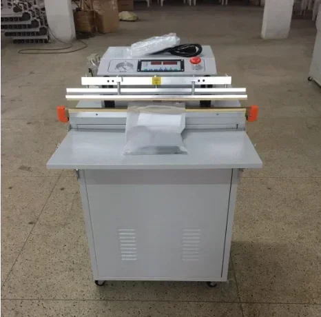 Wysokowydajna zewnętrzna maszyna do pakowania próżniowego, nowa zgrzewarka do worków na żywność, owoce, mięso, do małych produkcji.