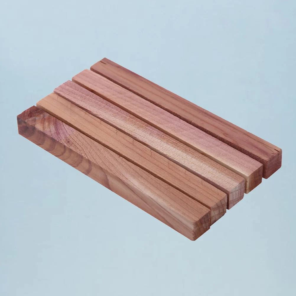 10 Pcs Cupboard Odor Protection Cedar Blocks for Drawers Cedar Chip Cedar Closet Drawers Freshener Wardrobe Wood Blocks