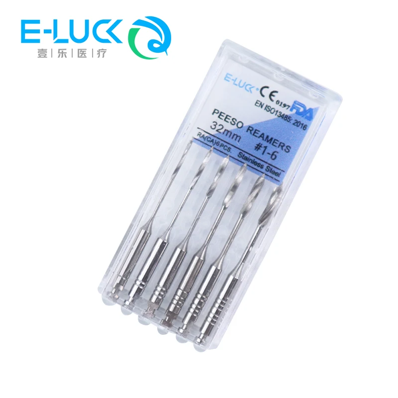 Dental Peeso Reamer Gates Drills Stainless Steel Endodontic Reamers Drill Burs Endo Files Dentist Materials