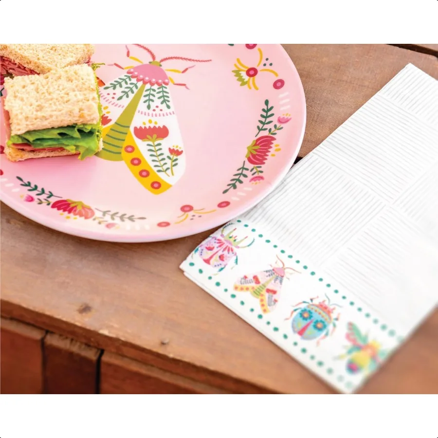 20Count 3Ply Dinner Size Paper Napkins Decorative Guest Paper Napkins for Party Picnic Dinner Baby Shower Bridal Shower Bee