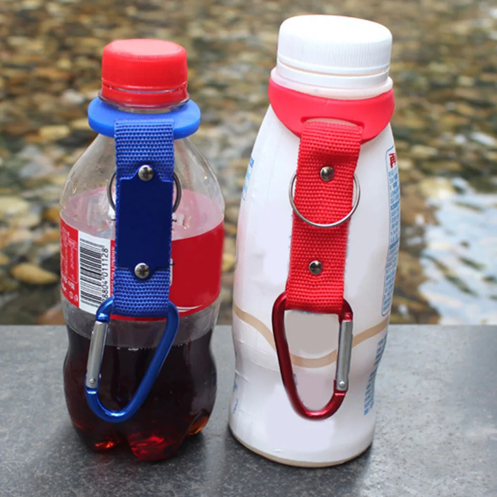 10 قطعة للمشي لمسافات طويلة في الهواء الطلق تسلق شماعات المياه الرياضة زجاجة ماء المشي لمسافات طويلة زجاجة الناقل الناقل مشبك معلق