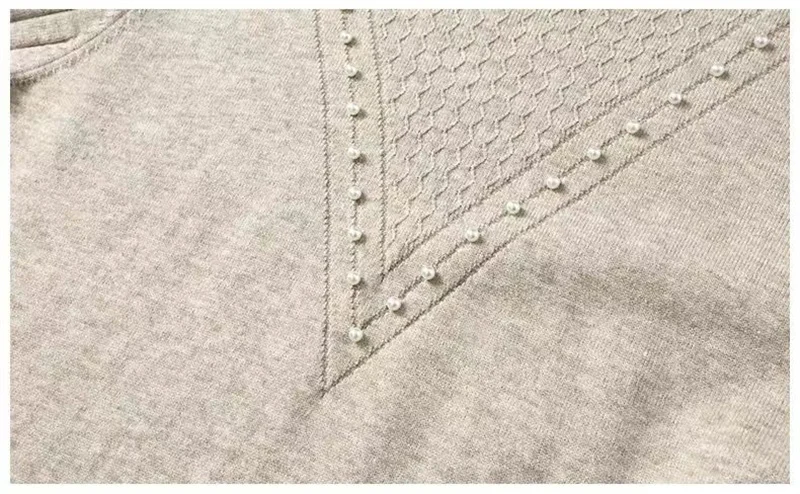 Abiti da donna Abito lavorato a maglia Autunno e inverno da donna Maglione a maniche lunghe con collo semi-alto Abito al ginocchio ispessito