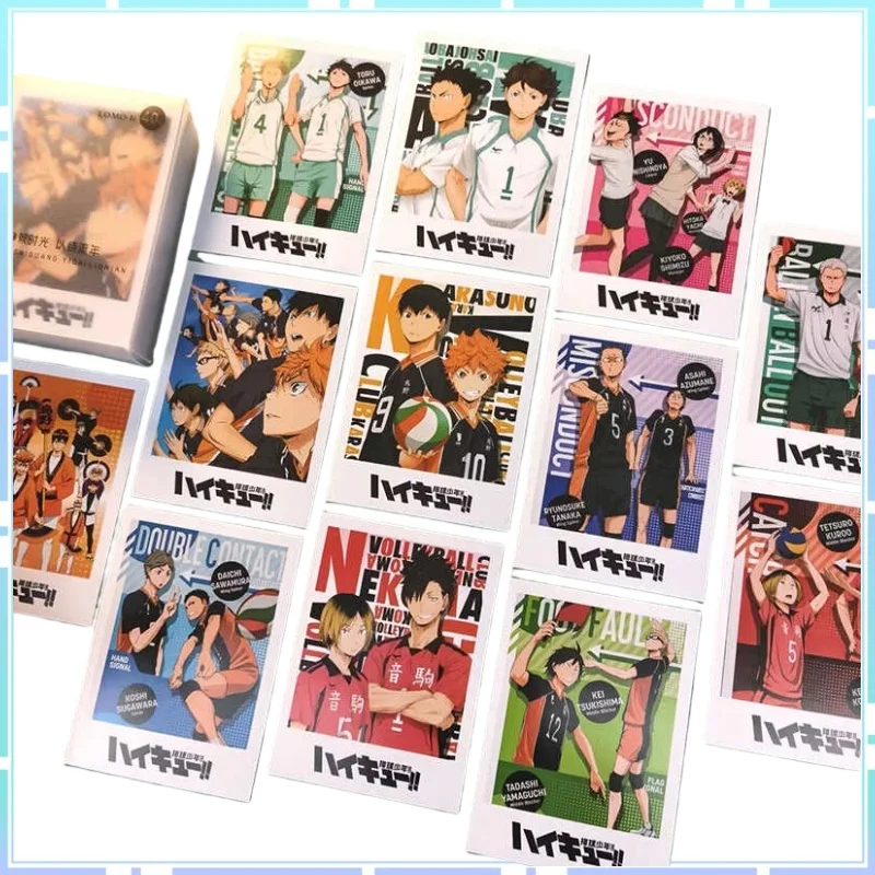 

Хайкю!! Карта LOMO Tsukishima Kei, товары в стиле аниме Polaroid, закладка для фотокниги Yu Nishinoya, коллекция для мальчиков и девочек, праздничный подарок