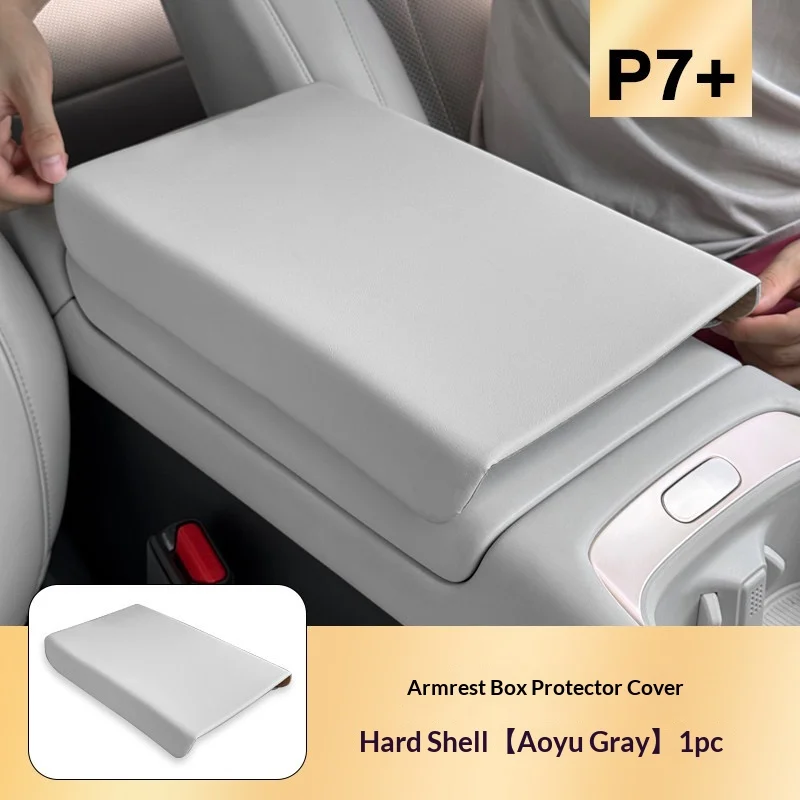 

For XPENG P7+ Xiaopeng Custom Fit Car Center Console Heightening Cushion Anti Scratch Wearproof Interior Parts Armrest Box Cover