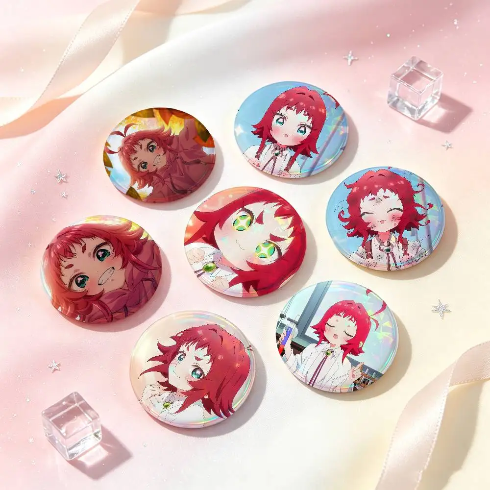 Kusuri Yakuzen Anime Figure Badges 25 32 44 58 75 Mm Round Cosplay Pin Bag Decor Fans Collect Friends Gifts Brooch Souvenir