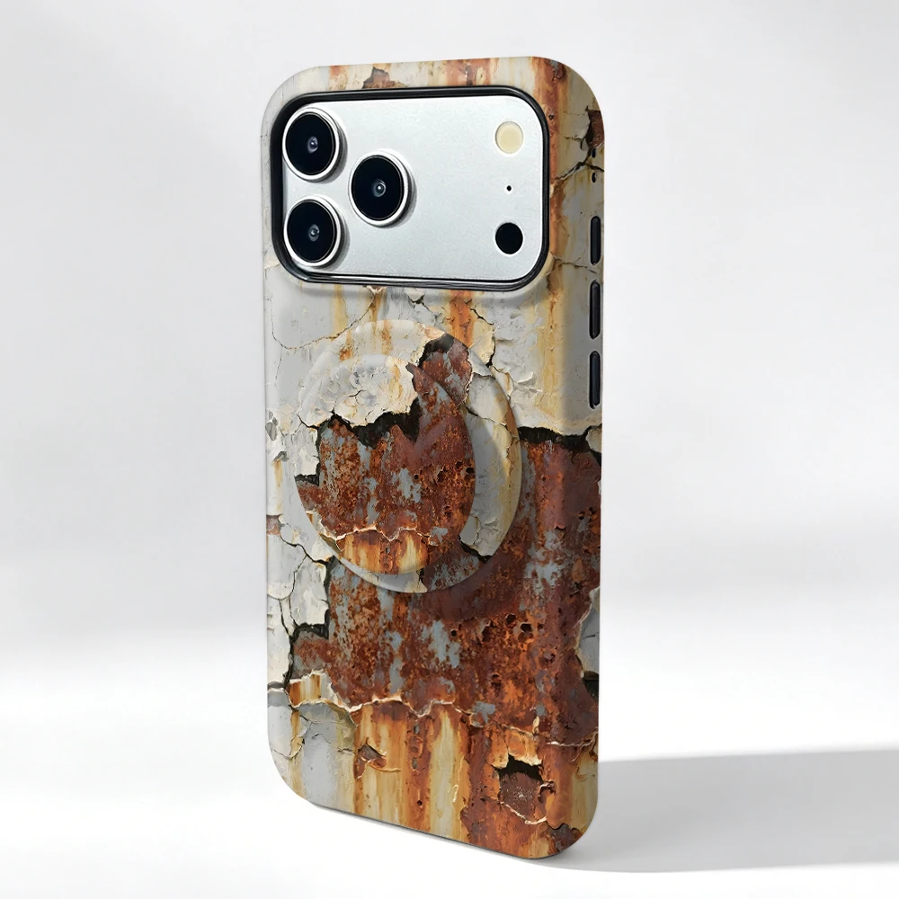 Huawei Nova 12 - Retro Rust Wind Magnetic Case For