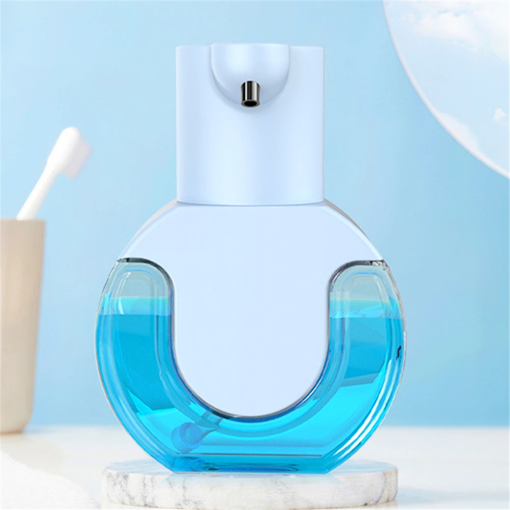 430ML Automatic Sensor Soap Dispenser Rechargeable 4 Gears Adjustable Wall Mounted Infrared Induction Foam Liquid Soap Dispenser