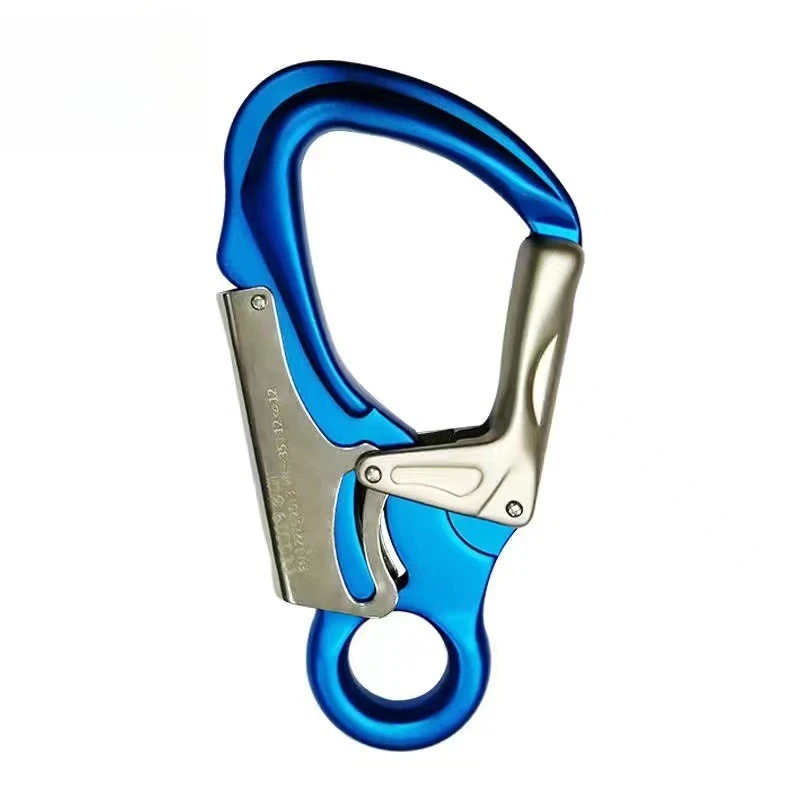 K-Lock Carabiner Mountain Rescue Safety Hook High-Altitude Work Retainer Rock Climbing Small Eye Fall Protection Fastener