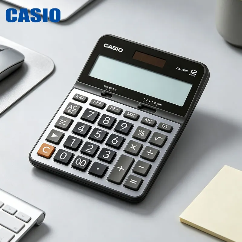Casio DX-120B/DX-12B/DH-12/MH-12/AX-120B Professional business calculator field business business portable and comfortable