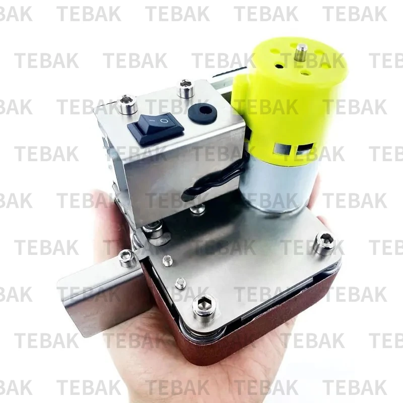Mini 775 Electric Sander Belt Grinder 4 axis Multifunctional Variable Speed 110 240V Handheld DIY Knife Sharpener Power Tool