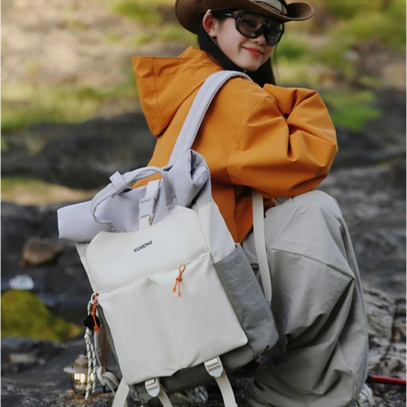 حقائب ظهر مخصصة ذات سعة كبيرة للنساء والرجال، حقيبة سفر مريحة ومتعددة الاستخدامات، حقيبة مدرب لطلاب الجامعات والمشي لمسافات طويلة