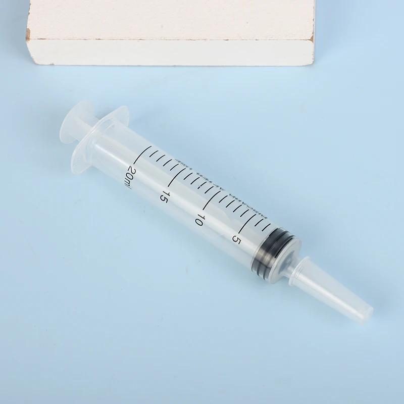 Jeringa de plástico reutilizable para medir nutrientes, herramienta de alimentación para gatos, ideal para hidroponía, brillo de labios, estéril,