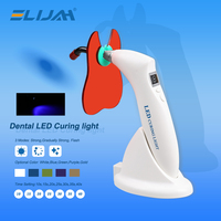 ELIJAH Dental Gun LED Curing Light 2200mAh Photopolymerizer 1200-1500mW/cm Dental Healing Light Rapid Curing Resin Equipment