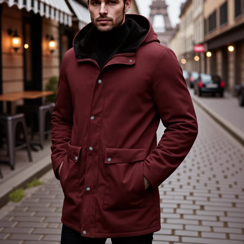 

Мужская ветрозащитная куртка с капюшоном, утепленная, теплая, зимняя, в уличном стиле, повседневная, хлопковая одежда