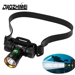 2000LM Super Bright LED Diving Headlamp 3 Mode Scuba Camp hunting Head Light 100 Meters Underwater Waterproof Dive Flashlight