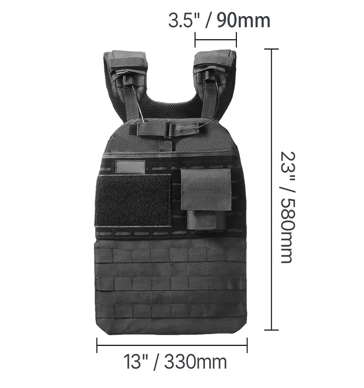 منصات قابلة للتعديل خيار المشي الجري معدات التمرين الركض التدريب سترات مرجحة #3