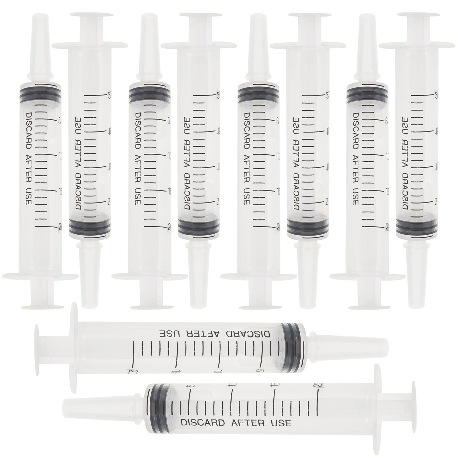 10Pcs Plastic Liquid Injectors Glue Applicator for Perfumes Essential Oil Feeding Pet Nutrient Solution DIY Craft Scaled