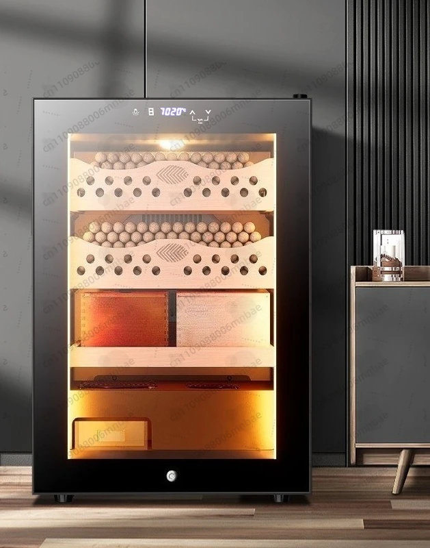 

Интеллектуальный винный шкаф-хьюмидор 50C1 с контролем температуры, из кедрового дерева, миниатюрный, для дома, встраиваемый