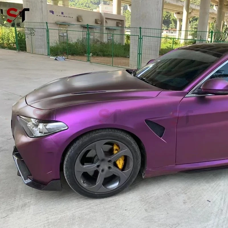 مناسبة لساق ألفا روميو جوليا درابزين تعديل أربع أوراق البرسيم درابزين الراتنج محاط