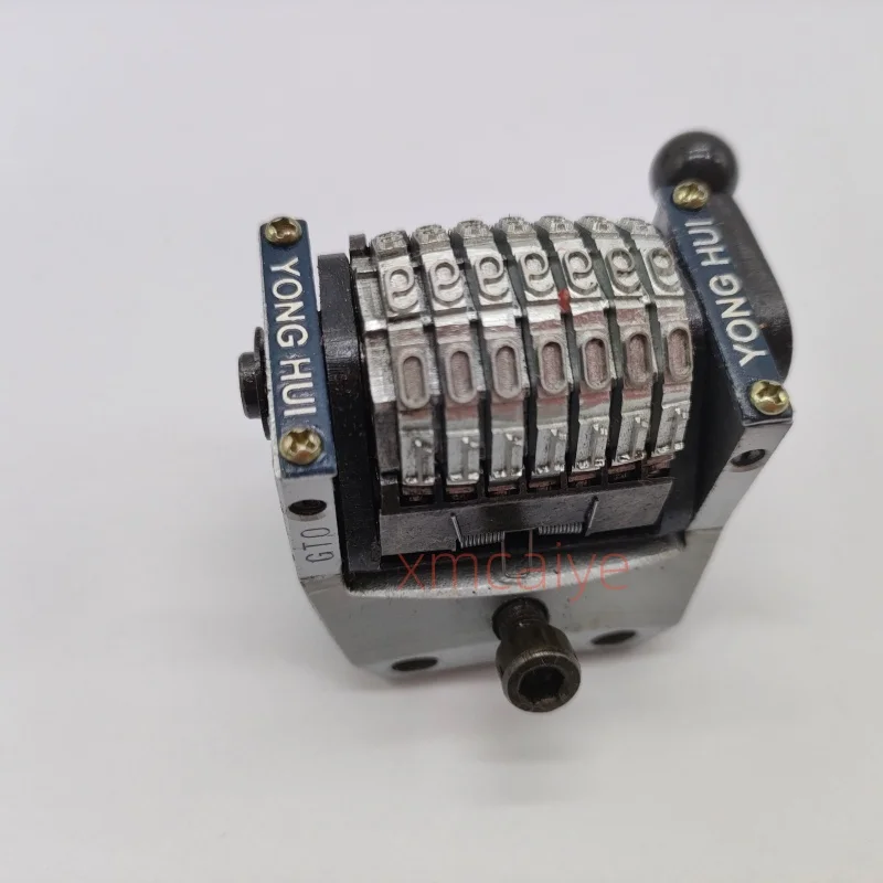 

1 PCS No Spring GTO Vertical 7-digits Numbering Machine Jump Moth 0.1.2.3.4.5...