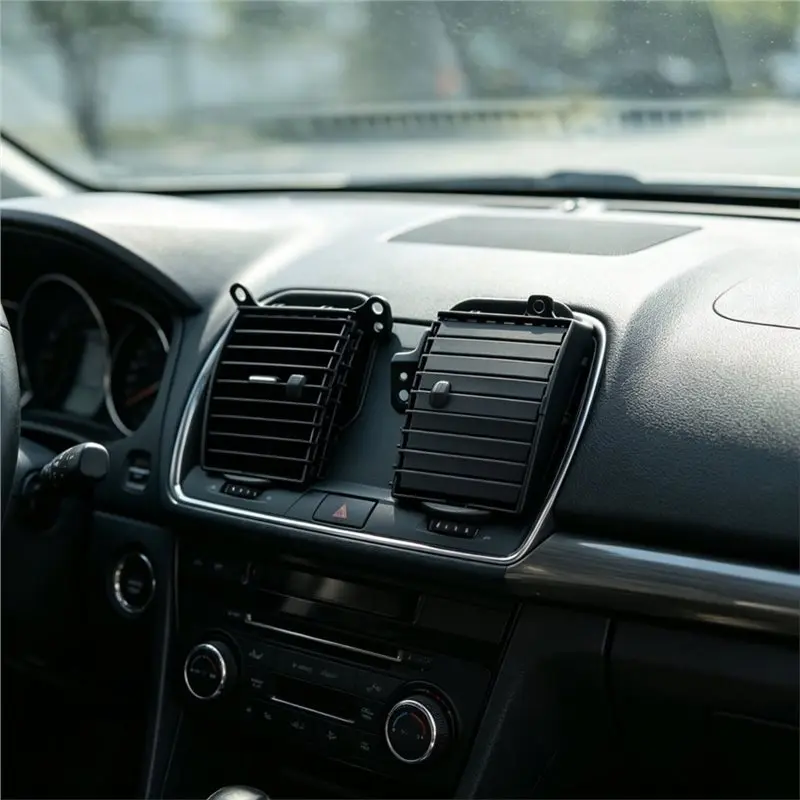 AS57-For Toyota Innova 04-16 1Pair RHD Dash Air Conditioning Vent Outlet Grille 55650-0K020 55660-0K030 Center A/C Outlet