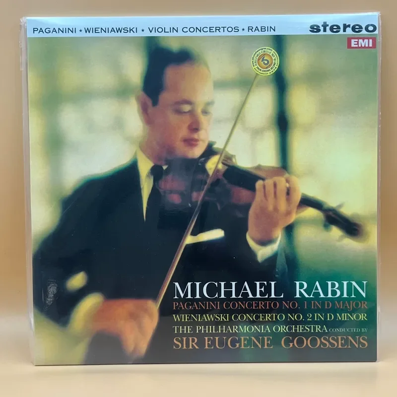 

Paganini Violin Concerto No 1 Rabin LP for Vinyl Record 180G 33 RPM