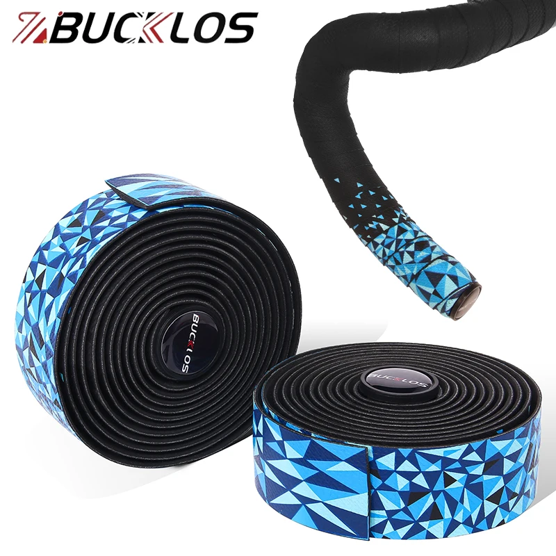 

BUCKLOS Gradient Road Bicycle Handlebar Tape PU EVA Bike Handlebar Strap Racing Bike Drop Bar Tape Road Bicycle Accessories