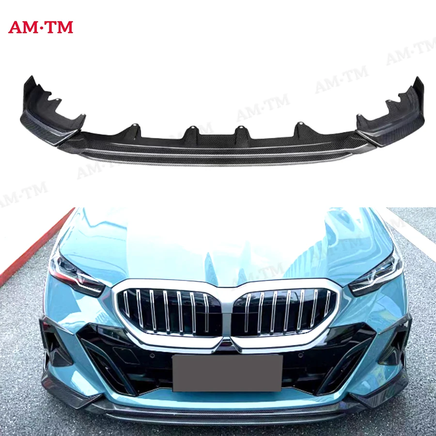 

Карбоновый сплиттер переднего бампера, передняя губа, спойлер-диффузор для BMW 5 серии G60 G68 2024+, детали для тюнинга кузова