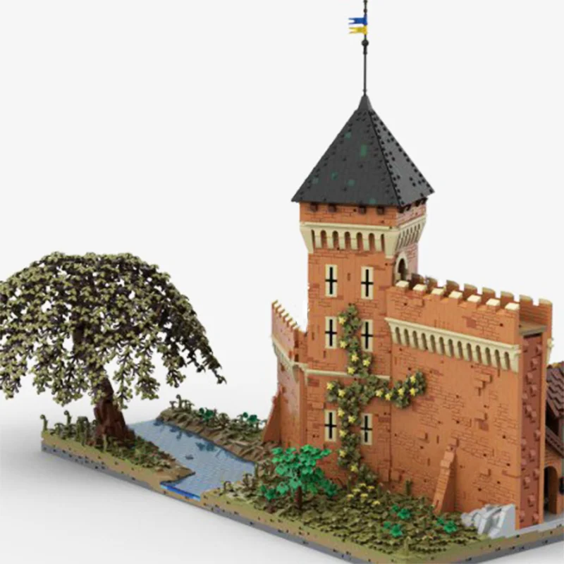 12729pcs MOC City Walls Extension Castleed Model Bouwstenen Architectuur Speelgoed Creatief Idee Baksteen Kerstcadeaus Verjaardag