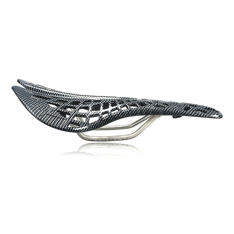 Carbon Fiber Bike Breathable Road Bike Saddle Cushion for Men Women