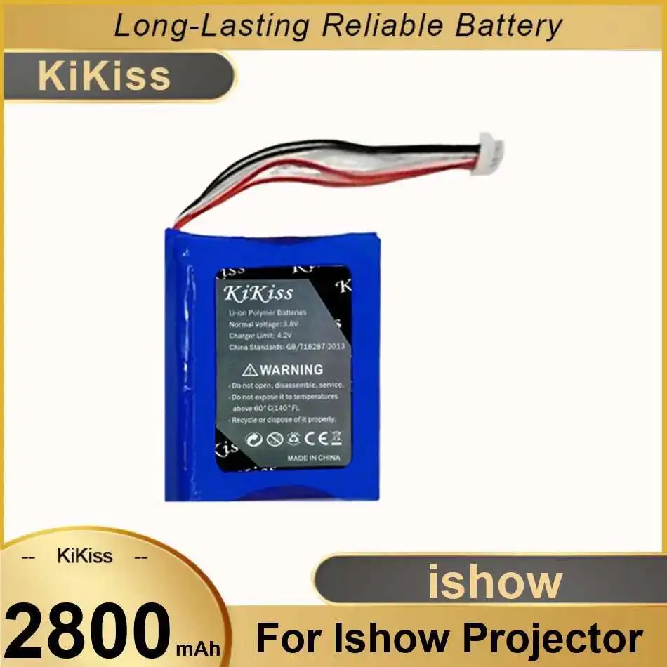 

Reliable Replacement Projector Battery For Ishow Projector 2800mAh