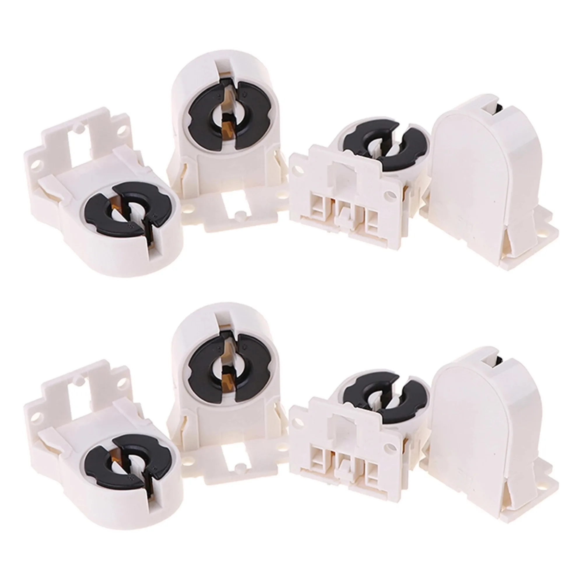 1 قطعة LED أنبوب ضوء الفلورسنت الملحقات T5 حامل مصباح الفلورسنت مقاومة للحرارة مصباح المقبس C18A التيار المتناوب 500 فولت 2A