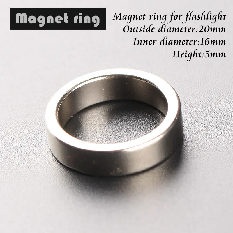 Staart Magneet Ring Fakkel Hoepels Magnetische Ring 20*16*5Mm Voor Konvooi S2 S2 + S3 S6 S8 M1 C8 Zaklamp