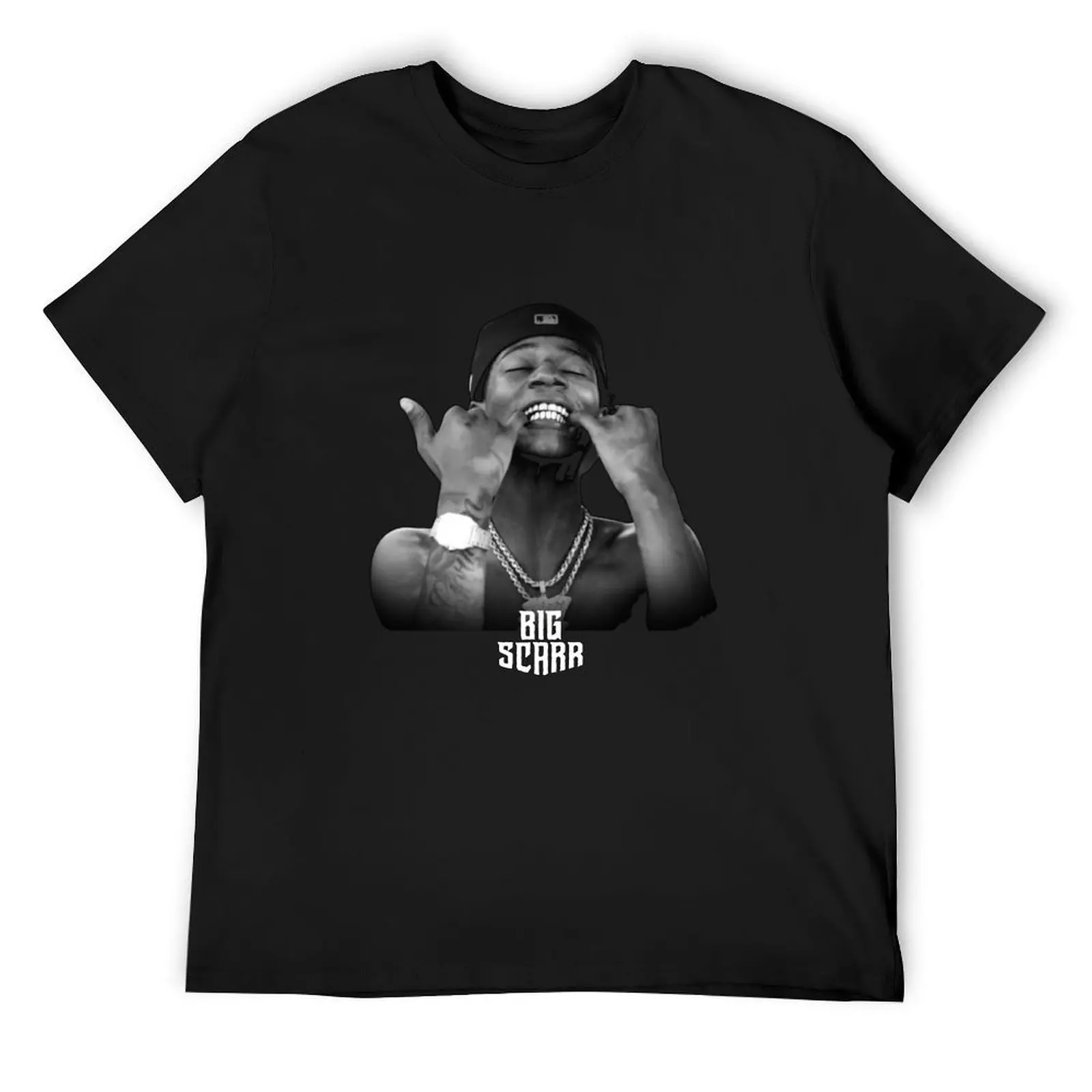 

Big Scarr T-Shirt anime figures plain luxury t-shirt black t shirts for men
