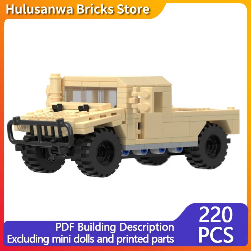 

M998 Multi-Purpose Vehicle Model MOC Building Bricks War Equipment Modular Technology Gifts Holiday Assemble Children Toys Suit
