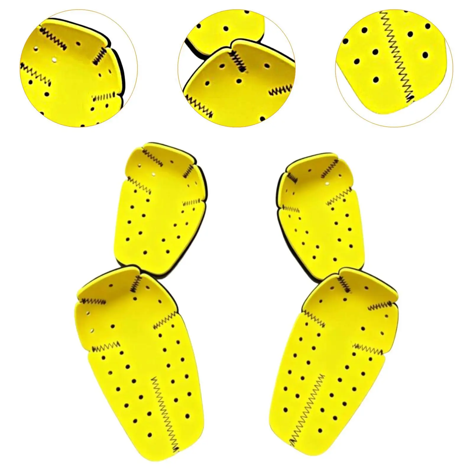 4 Pieces Shoulder and Elbow Pads Protection Gear Directly Replace Riding Gear EVA Removable Protect Pads for Women Men