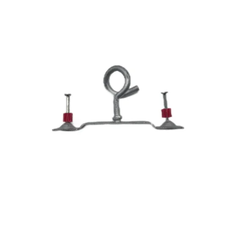 C Type Galvanized Steel Hook for FTTH Drop Cable Wall Mounted Clamp