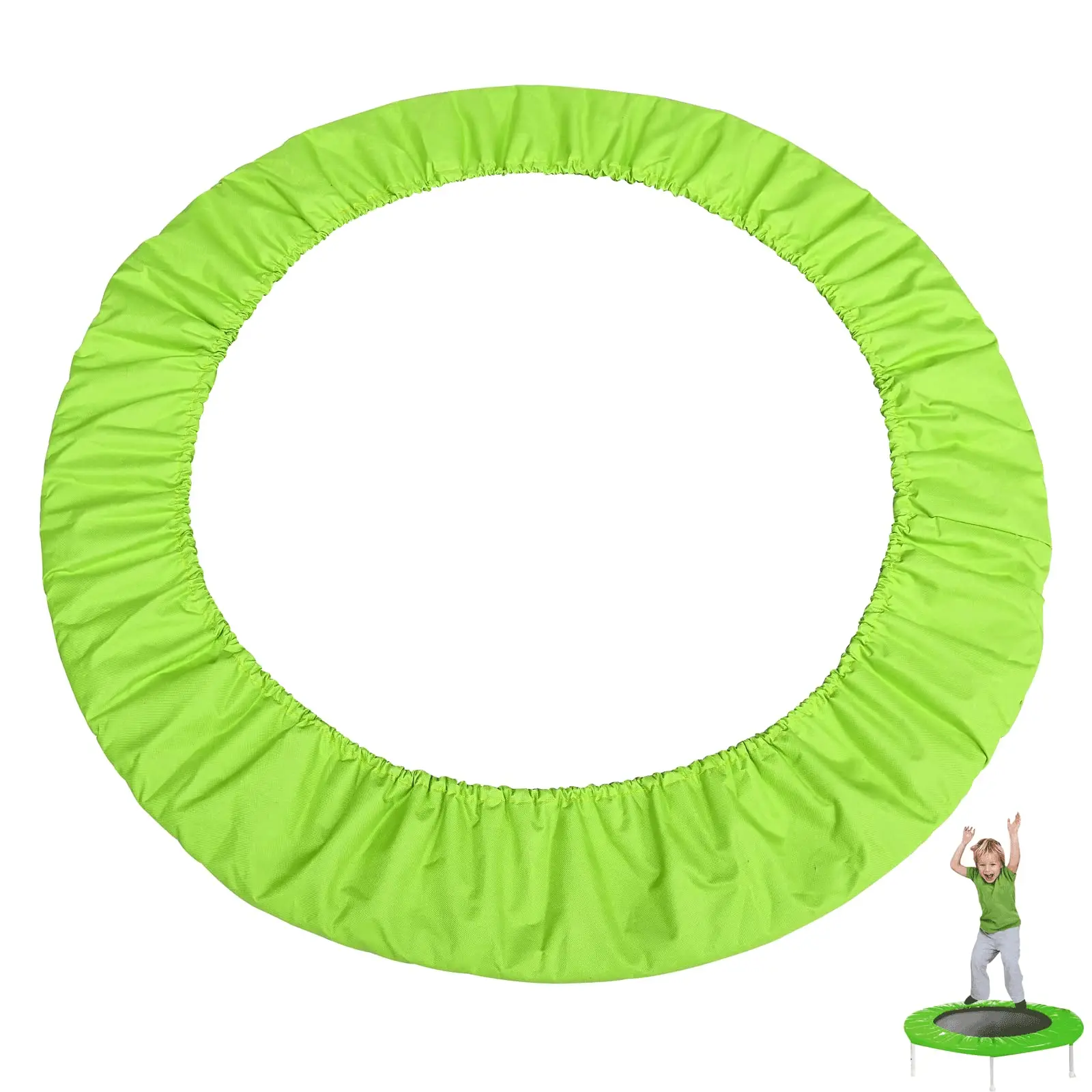 Mini-Trampolin-Federabdeckung, 36 38 40 45 60 Zoll, kleiner Trampolin-Pad-Ersatz, 3 Schichten, verdickt und verbreitert, passend für Indoor-Trampo