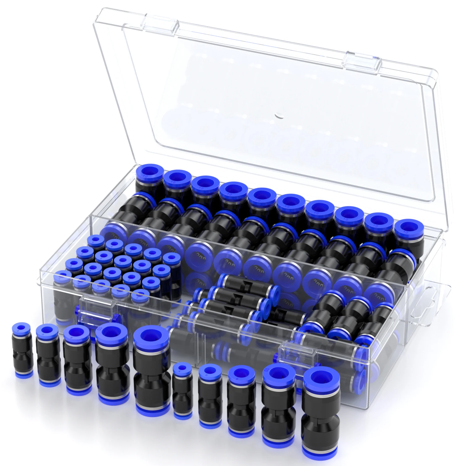 

40/50/60 шт. пневматический разъем ПУ прямой разъем 4/6/8/10/12/14/16 мм разъем воздушного шланга ПУ разъем воздушного шланга