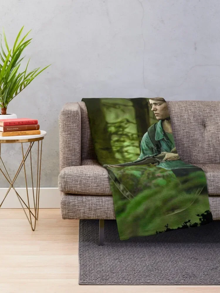 The Last of Us - Ellie Throw Blanket funny gift For Baby Comforter Single Blankets