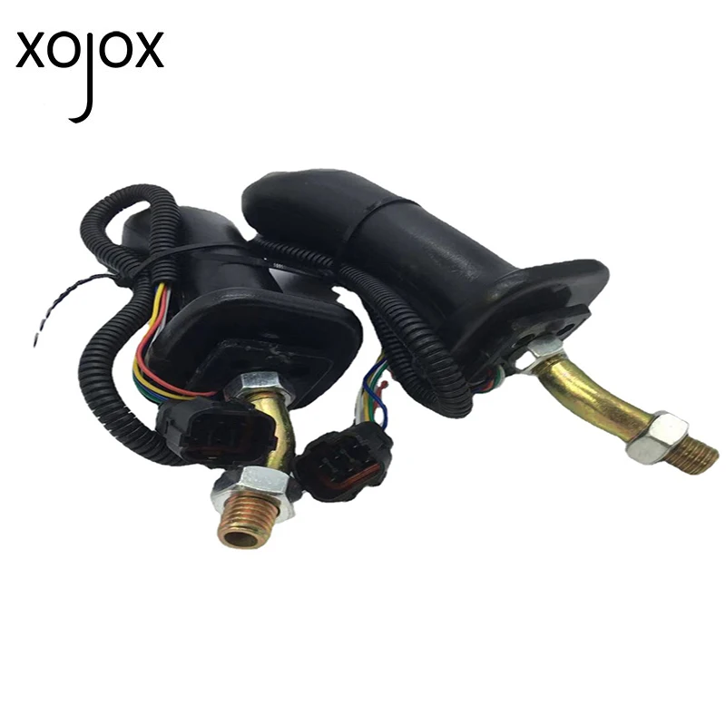 XOJOX For Kovax dx225 dh225-9 dh300-9 Pilot Handle Fit Rubber 2Pcs Joystick Excavator Parts