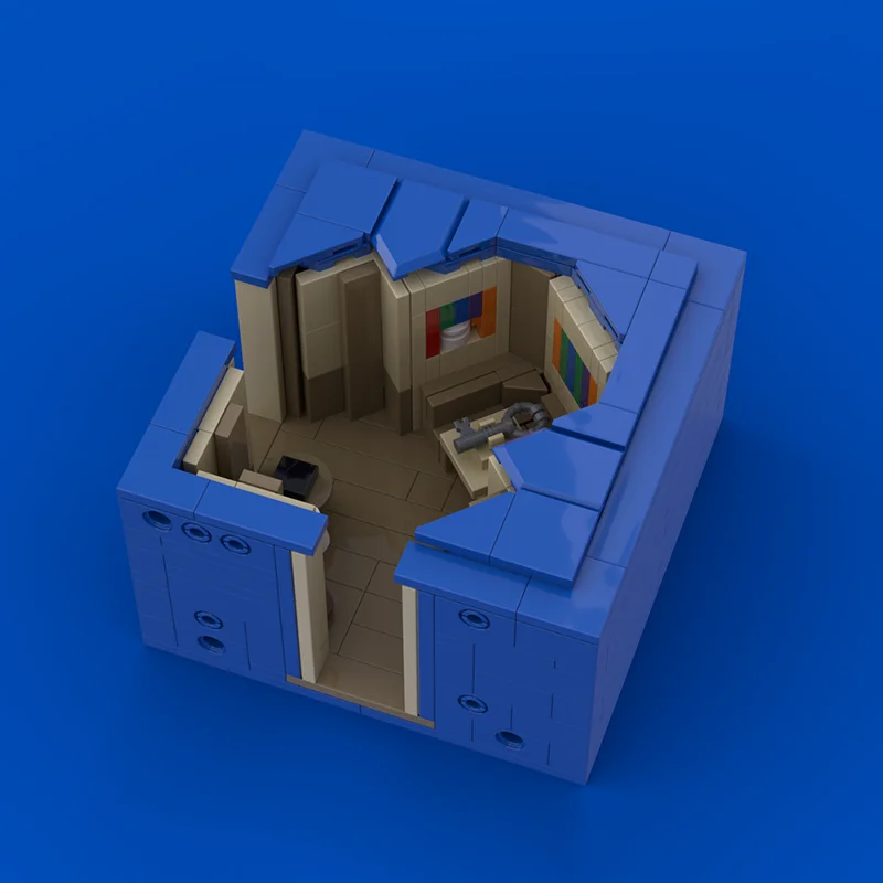 

315 шт. MOC Creator Nook, модель синего принца, строительные блоки, креативные рождественские подарки, идея, кирпич, развивающие игрушки для детей