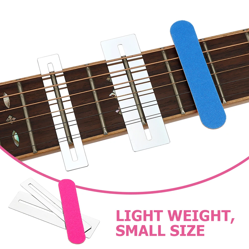 

3 Pieces Guitar Fretboard Protectors Metal Fingerboard Guards Durable Protective Guard for Guitar Bass Accessories R42D